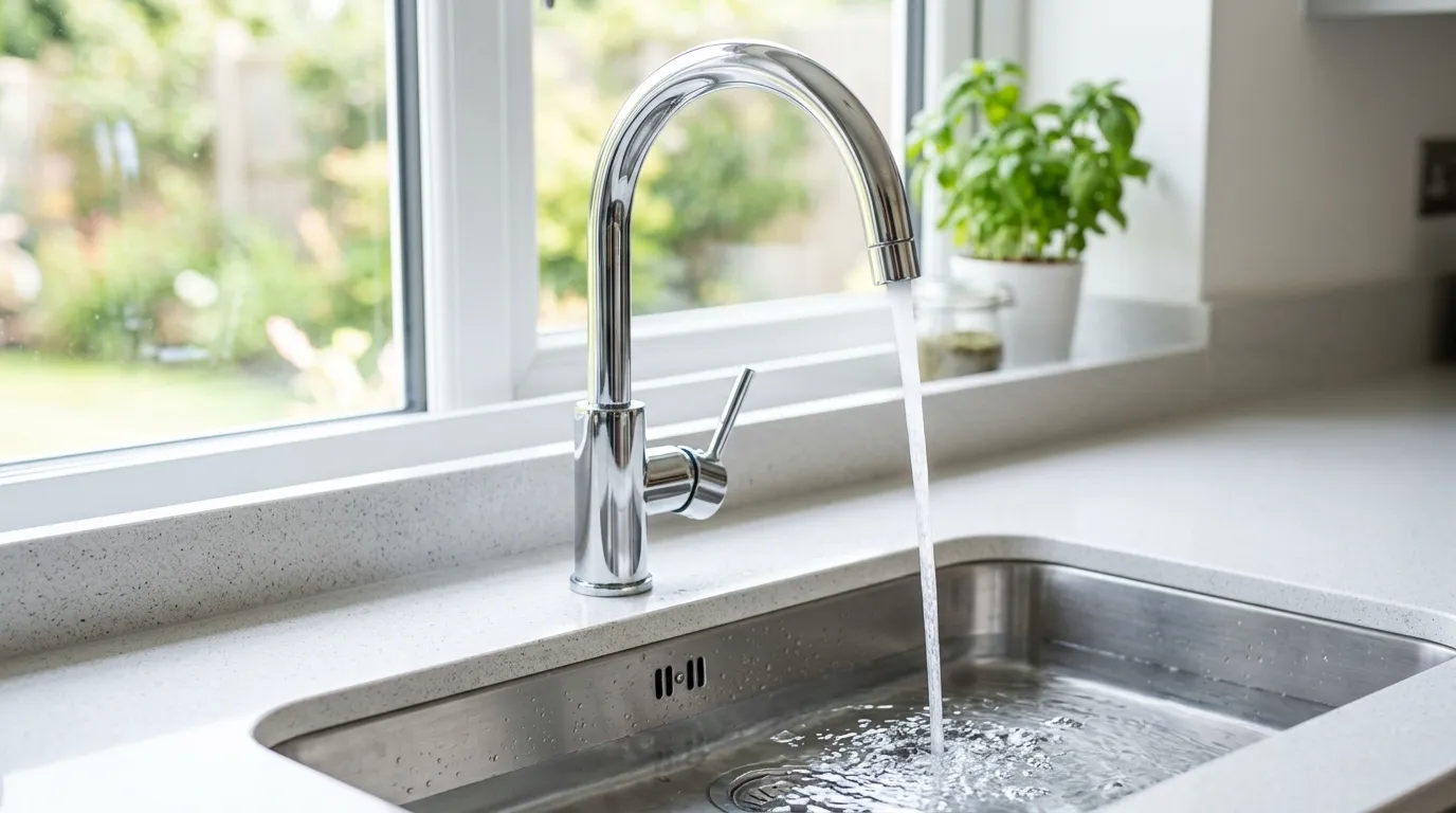 Local Plumbing Master Pros same day plumber fixing a faucet in Yoder, KS